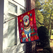 Load image into Gallery viewer, Great Pyrenees Holiday Christmas House Flag