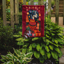 Load image into Gallery viewer, Greyhound Holiday Christmas Garden Flag – Outdoor Decorative Yard Flag