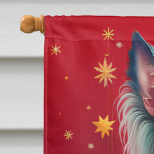 Load image into Gallery viewer, Chinese Crested Holiday Christmas House Flag