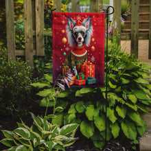 Load image into Gallery viewer, Chinese Crested Holiday Christmas Garden Flag – Outdoor Decorative Yard Flag
