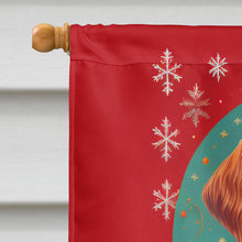 Load image into Gallery viewer, Irish Setter Holiday Christmas House Flag