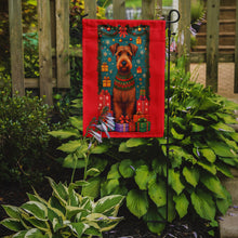 Load image into Gallery viewer, Irish Terrier Holiday Christmas Garden Flag – Outdoor Decorative Yard Flag