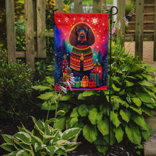 Load image into Gallery viewer, Irish Water Spaniel Holiday Christmas Garden Flag – Outdoor Decorative Yard Flag