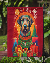 Load image into Gallery viewer, Irish Wolfhound Holiday Christmas Garden Flag – Outdoor Decorative Yard Flag