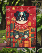 Load image into Gallery viewer, Japanese Chin Holiday Christmas Garden Flag – Outdoor Decorative Yard Flag