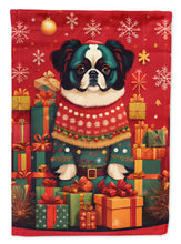 Load image into Gallery viewer, Japanese Chin Holiday Christmas Garden Flag – Outdoor Decorative Yard Flag