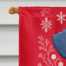 Load image into Gallery viewer, Kerry Blue Terrier Holiday Christmas House Flag
