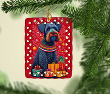 Load image into Gallery viewer, Kerry Blue Terrier Holiday Christmas Porcelain Ornament