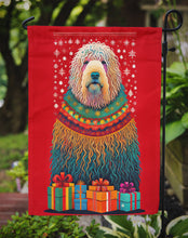 Load image into Gallery viewer, Komondor Holiday Christmas Garden Flag – Outdoor Decorative Yard Flag