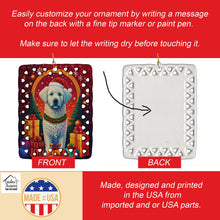 Load image into Gallery viewer, Kuvasz Holiday Christmas Porcelain Ornament