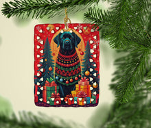 Load image into Gallery viewer, Labrador Retriever Holiday Christmas Porcelain Ornament