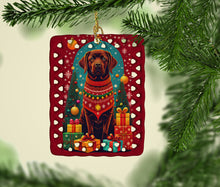 Load image into Gallery viewer, Labrador Retriever Holiday Christmas Porcelain Ornament
