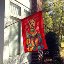 Load image into Gallery viewer, Lakeland Terrier Holiday Christmas House Flag
