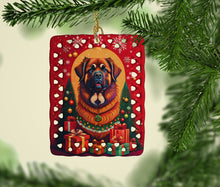 Load image into Gallery viewer, Leonberger Holiday Christmas Porcelain Ornament