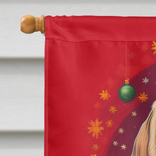 Load image into Gallery viewer, Lhasa Apso Holiday Christmas House Flag