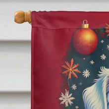 Load image into Gallery viewer, Maltese Holiday Christmas House Flag