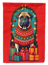 Load image into Gallery viewer, Mastiff Holiday Christmas Garden Flag – Outdoor Decorative Yard Flag