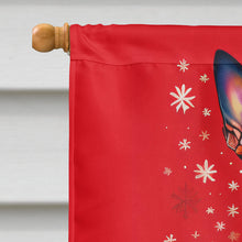 Load image into Gallery viewer, Miniature Pinscher Holiday Christmas House Flag