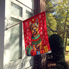 Load image into Gallery viewer, Norwich Terrier Holiday Christmas House Flag