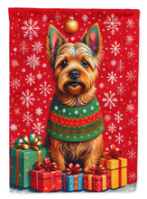Load image into Gallery viewer, Norwich Terrier Holiday Christmas House Flag