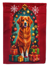 Load image into Gallery viewer, Nova Scotia Duck Toller Holiday Christmas House Flag
