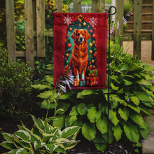 Load image into Gallery viewer, Nova Scotia Duck Toller Holiday Christmas Garden Flag – Outdoor Decorative Yard Flag