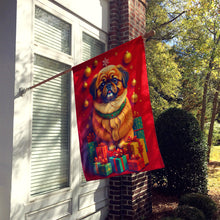 Load image into Gallery viewer, Pekingese Holiday Christmas House Flag