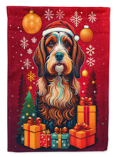 Load image into Gallery viewer, Petit Basset Griffon Vendeen Holiday Christmas House Flag