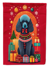 Load image into Gallery viewer, Poodle Holiday Christmas House Flag