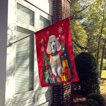 Load image into Gallery viewer, Poodle Holiday Christmas House Flag