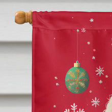 Load image into Gallery viewer, Poodle Holiday Christmas House Flag