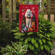 Load image into Gallery viewer, Poodle Holiday Christmas Garden Flag – Outdoor Decorative Yard Flag