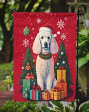 Load image into Gallery viewer, Poodle Holiday Christmas Garden Flag – Outdoor Decorative Yard Flag