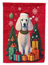 Load image into Gallery viewer, Poodle Holiday Christmas Garden Flag – Outdoor Decorative Yard Flag