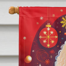 Load image into Gallery viewer, Poodle Holiday Christmas House Flag