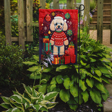 Load image into Gallery viewer, Poodle Holiday Christmas Garden Flag – Outdoor Decorative Yard Flag