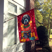 Load image into Gallery viewer, Portuguese Water Dog Holiday Christmas House Flag