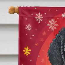 Load image into Gallery viewer, Portuguese Water Dog Holiday Christmas House Flag