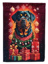 Load image into Gallery viewer, Rottweiler Holiday Christmas House Flag