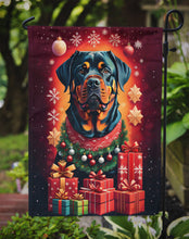 Load image into Gallery viewer, Rottweiler Holiday Christmas Garden Flag – Outdoor Decorative Yard Flag