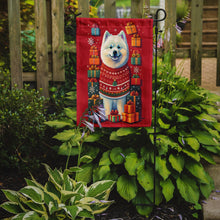 Load image into Gallery viewer, Samoyed Holiday Christmas Garden Flag – Outdoor Decorative Yard Flag