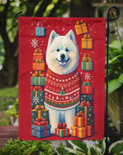 Load image into Gallery viewer, Samoyed Holiday Christmas Garden Flag – Outdoor Decorative Yard Flag