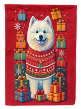 Load image into Gallery viewer, Samoyed Holiday Christmas Garden Flag – Outdoor Decorative Yard Flag