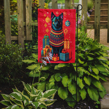 Load image into Gallery viewer, Schipperke Holiday Christmas Garden Flag – Outdoor Decorative Yard Flag