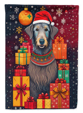 Load image into Gallery viewer, Scottish Deerhound Holiday Christmas Garden Flag – Outdoor Decorative Yard Flag