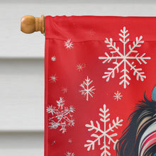 Load image into Gallery viewer, Shih Tzu Holiday Christmas House Flag