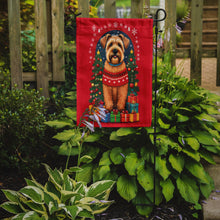 Load image into Gallery viewer, Wheaten Terrier Holiday Christmas Garden Flag – Outdoor Decorative Yard Flag