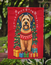 Load image into Gallery viewer, Wheaten Terrier Holiday Christmas Garden Flag – Outdoor Decorative Yard Flag