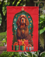 Load image into Gallery viewer, Sussex Spaniel Holiday Christmas Garden Flag – Outdoor Decorative Yard Flag