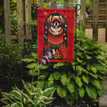 Load image into Gallery viewer, Tibetan Spaniel Holiday Christmas Garden Flag – Outdoor Decorative Yard Flag